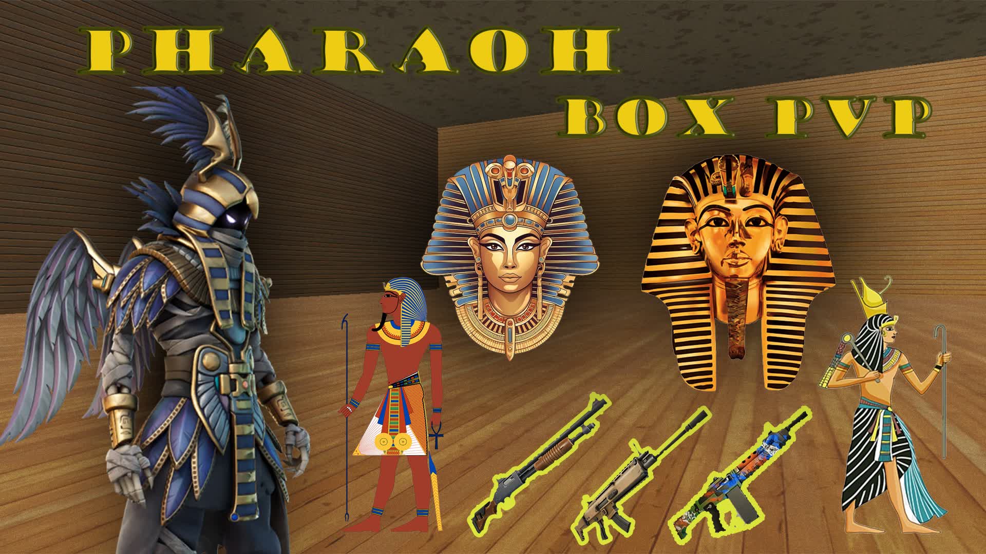 Pharaoh BOX PVP 656208052516 by muv Fortnite Creative Map Code