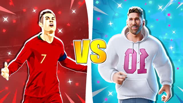 MESSI VS RONALDO - RED VS BLUE