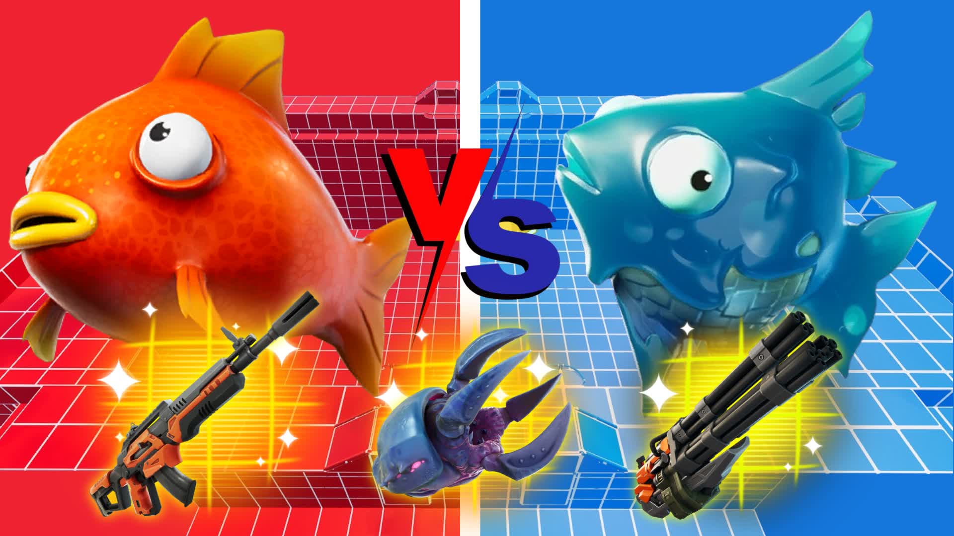 Too Crazy Fishes Red VS Blue 🔴🔵 (NEW)