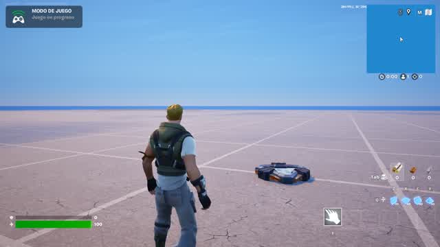 ISLA COMPLETAMENTE EN BLANCO VACIA