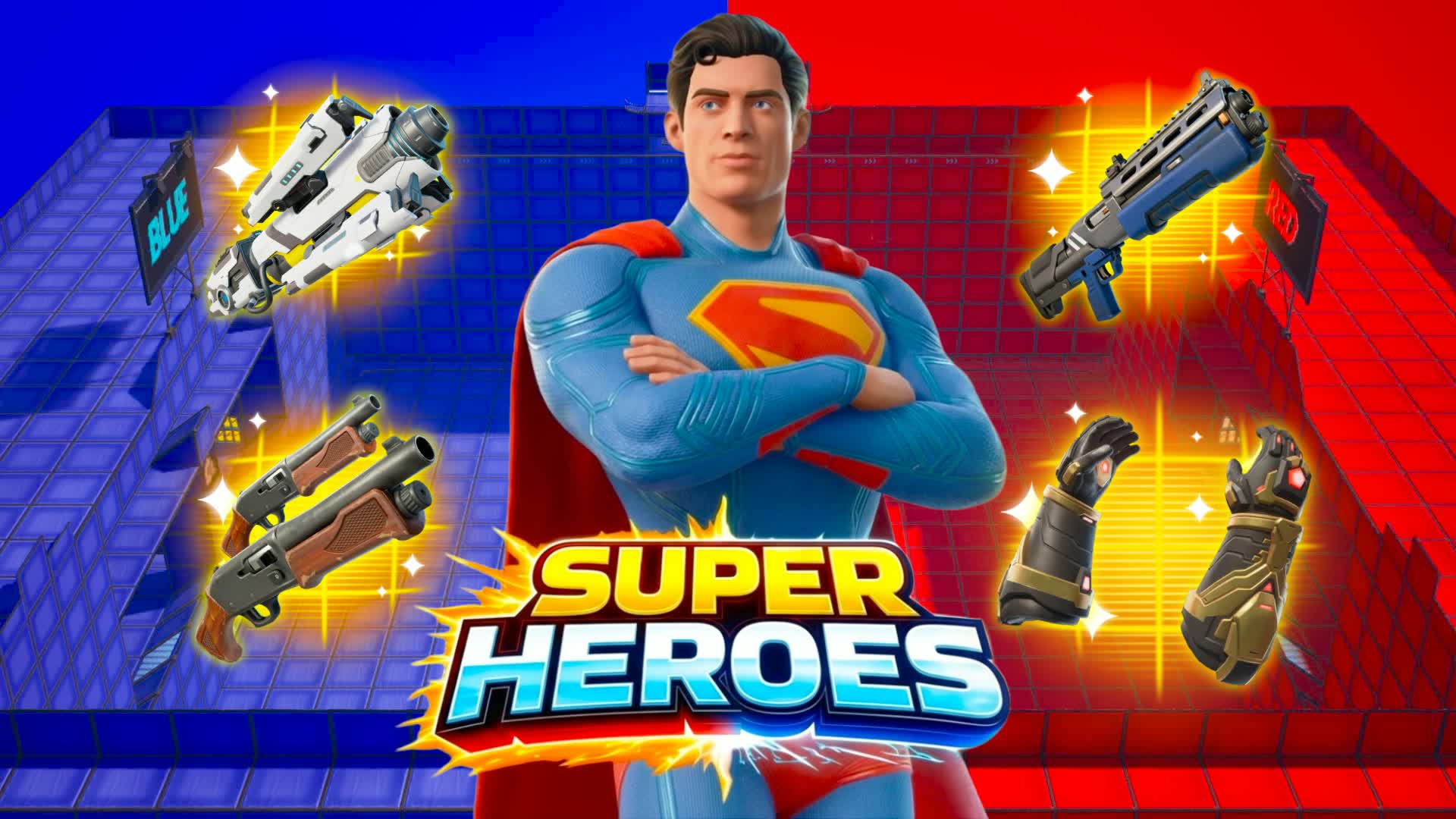 HEROES RED VS BLUE 🔴🔵COOL