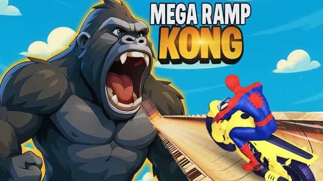 🚀 MEGA RAMP KONG JUMP 🚀