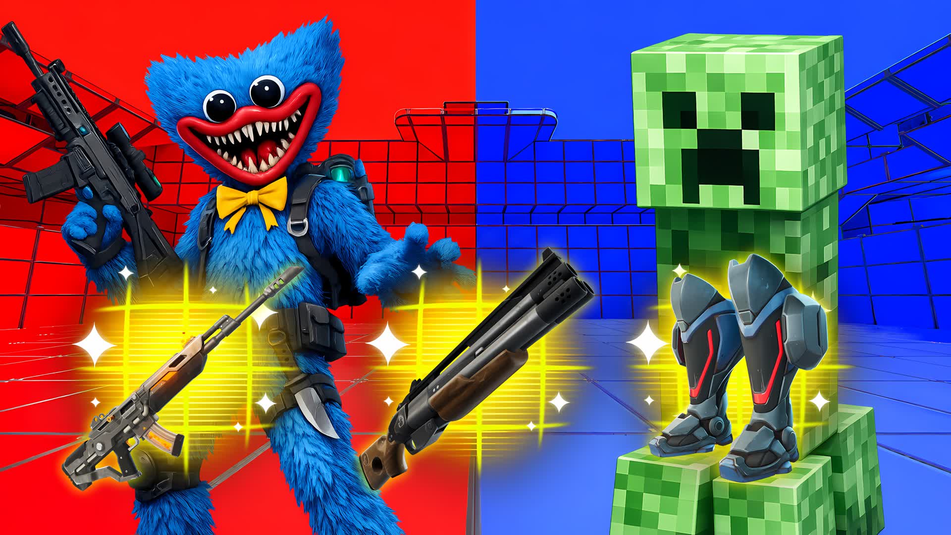 HUGGY RED VS BLUE