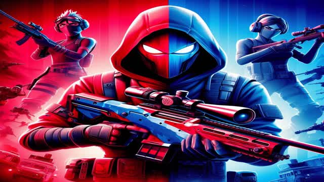 SNIPERS ONLY | 🔴 RED VS BLUE 🔵 | 1 V 1