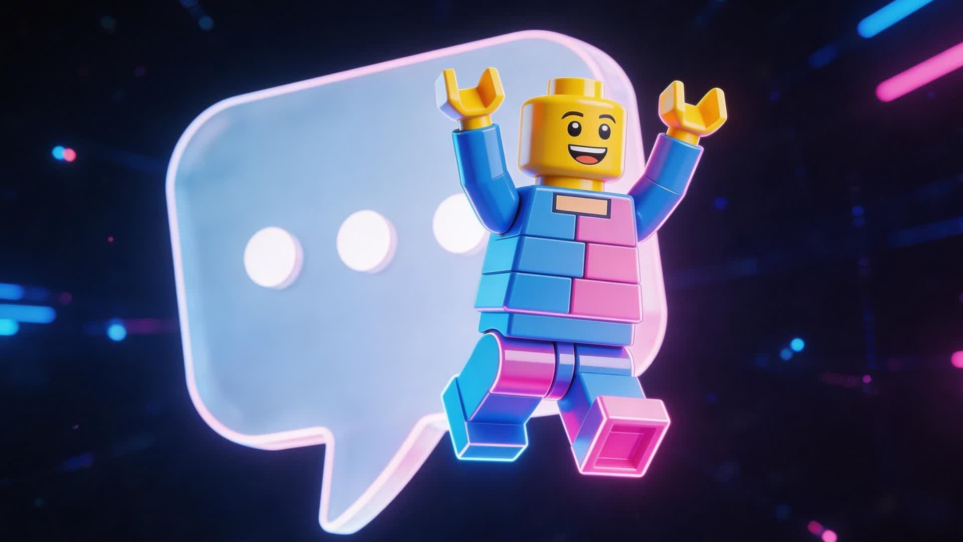 ブロックランドとチャット