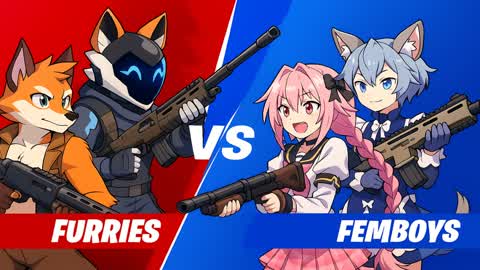 Femboys VS Furries Red Vs Blue