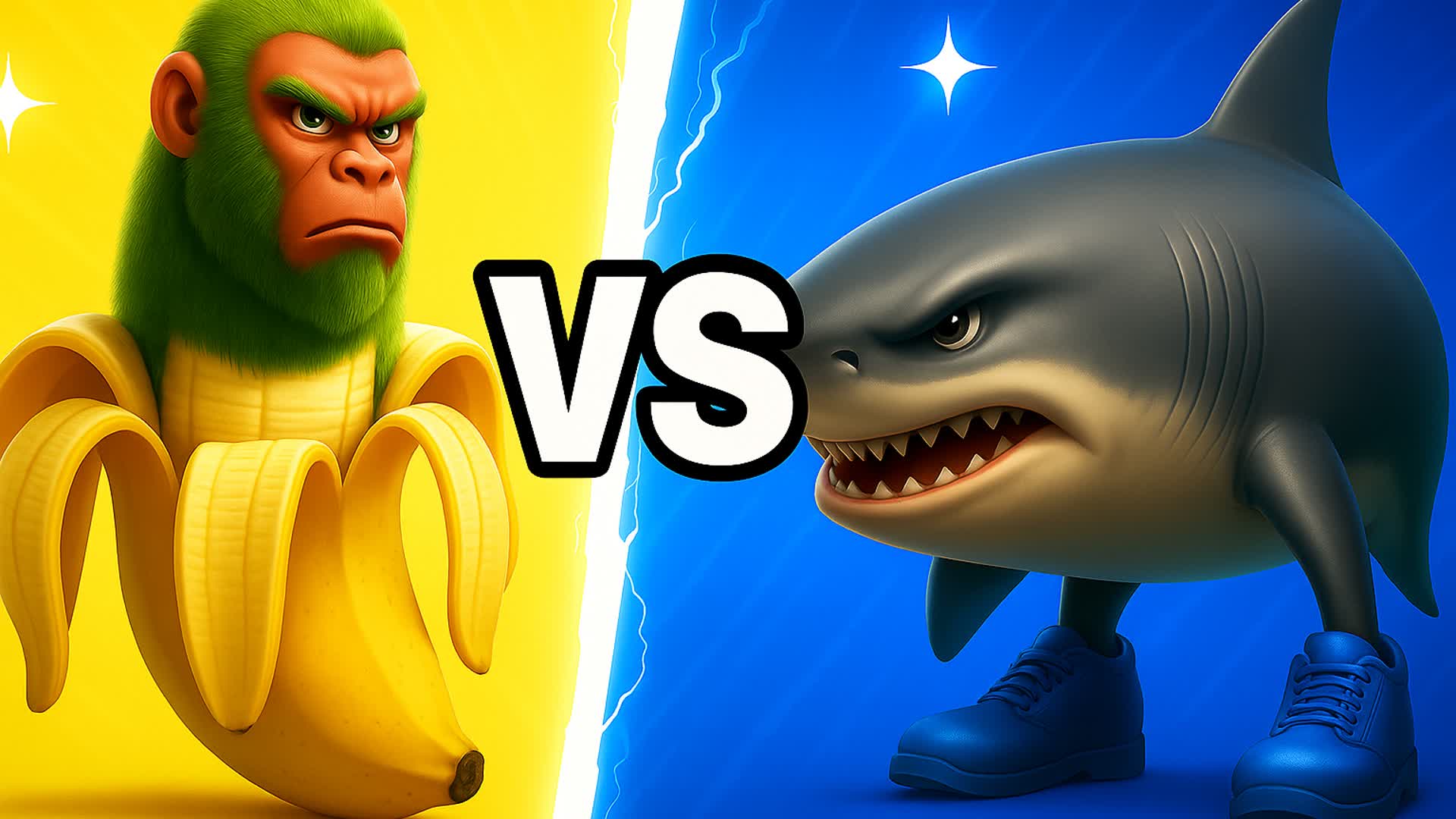 BANANINI VS TRALALERO 🔵BLUE VS YELLOW🌕