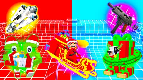 MEGA RED VS BLUE🔴🔵 [CUSTOM WEAPONS]