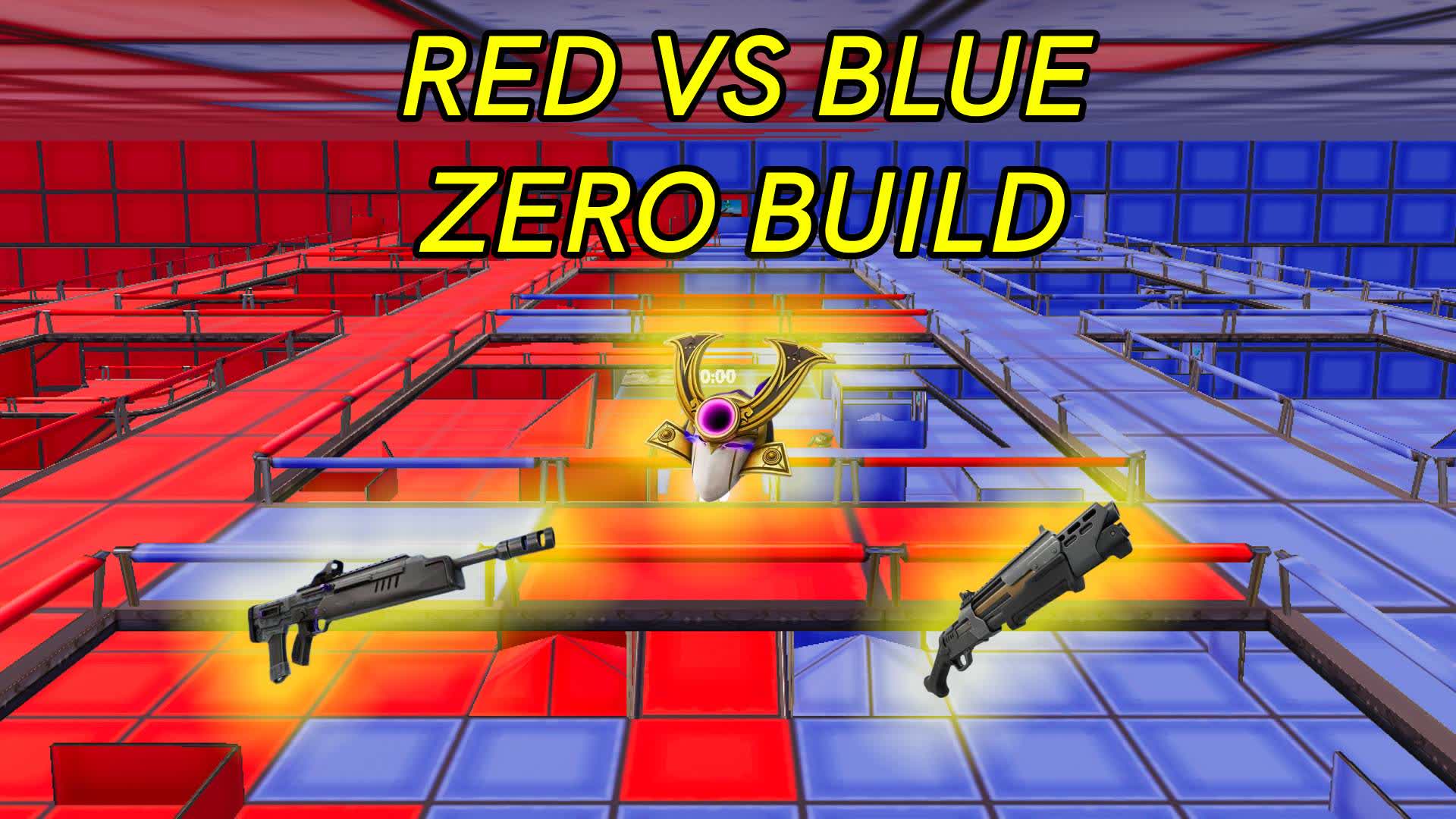 🟥RED🟥VS🟦BLUE🟦ZERO BUILD