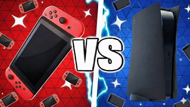 MEGA SWITCH VS PS5 Red vs Blue 🔴🔵