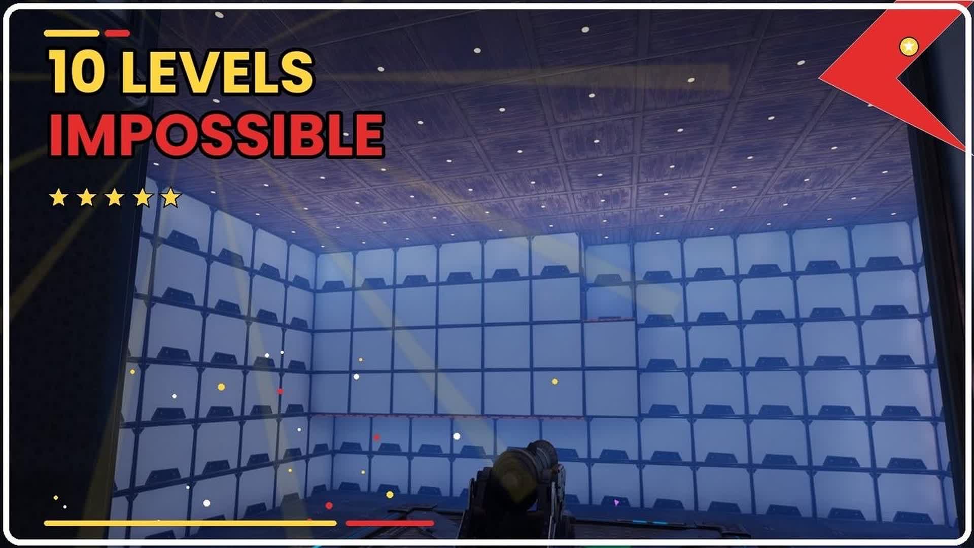 IMPOSSIBLE 10 LEVEL Parkour — Fortnite island 5052-7412-8701 by جيمي ٦٦