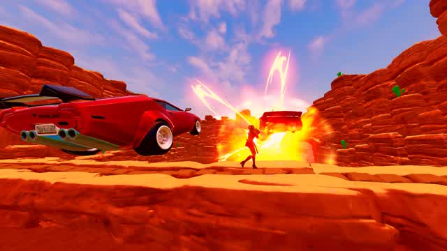 Desert Rockets VS Cars