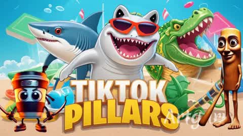 TIKTOK PILLARS!🐊🦈🥤