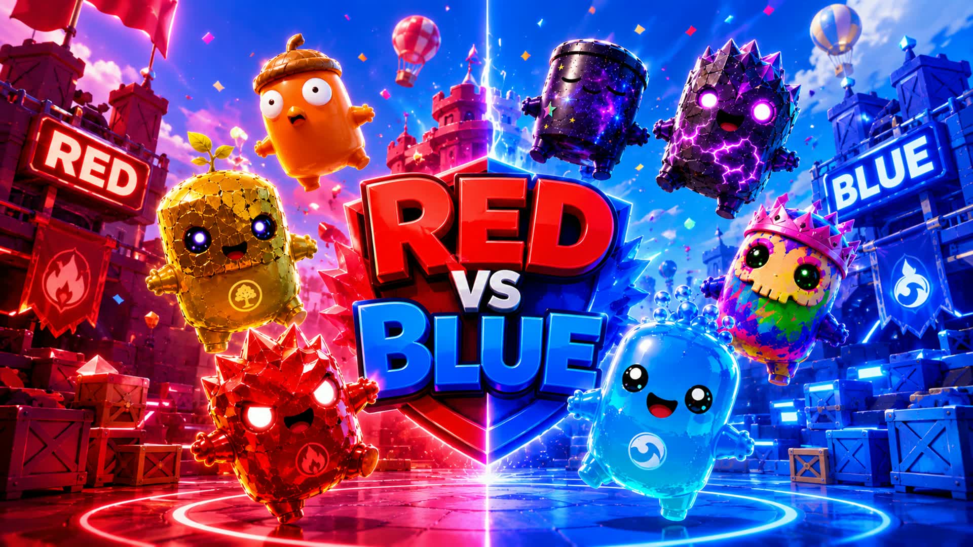 ๐ฅ RED vs BLUE Infinite Battle Fun
