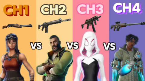 CH1 vs CH2 vs CH3 vs CH4 - ZW