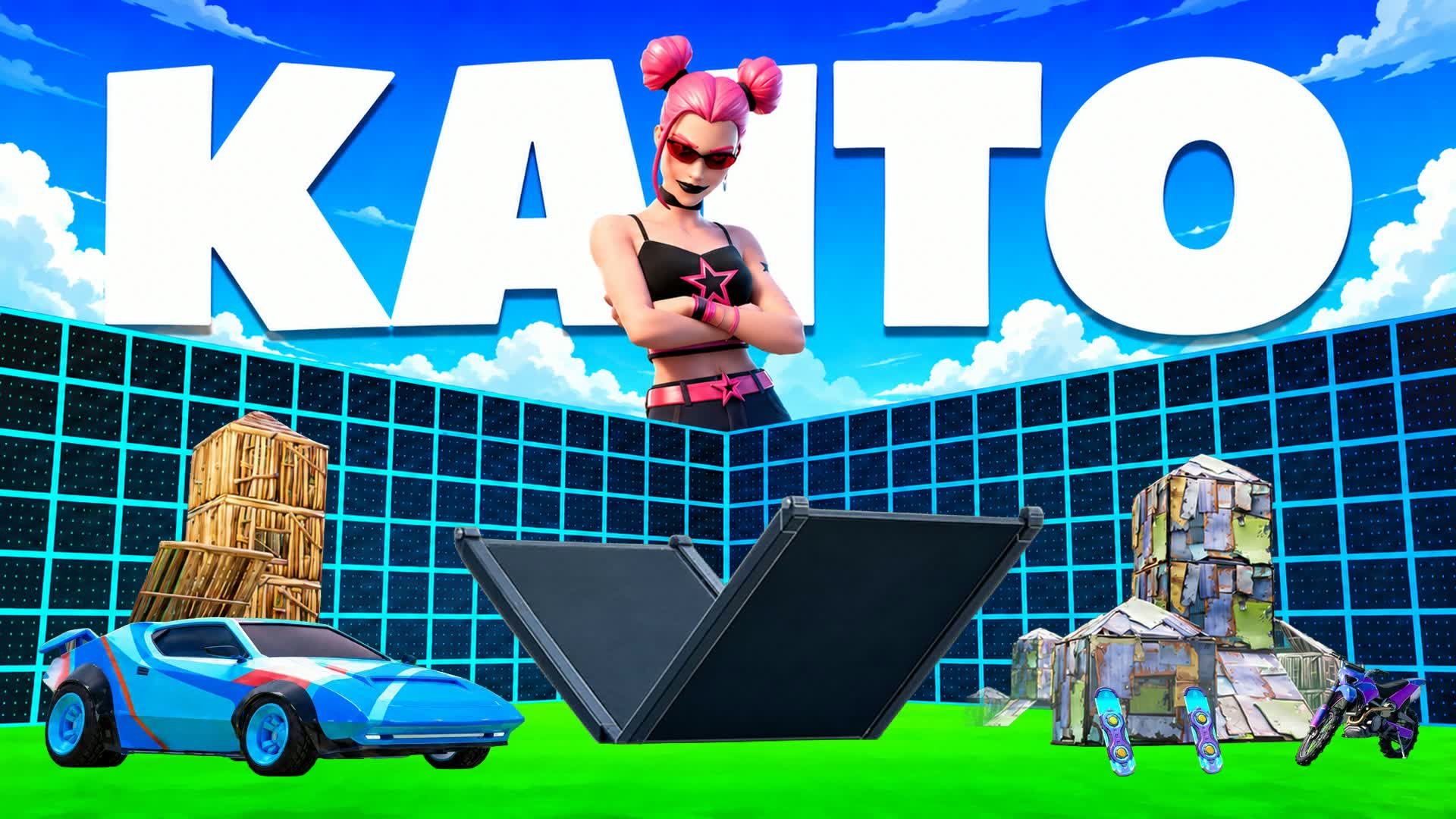 KAITO 1V1 FFA - ALL GUNS & DRIVE 669