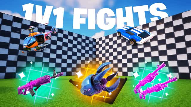 1V1 FIGHTS EVERY GUN & VEHICLE