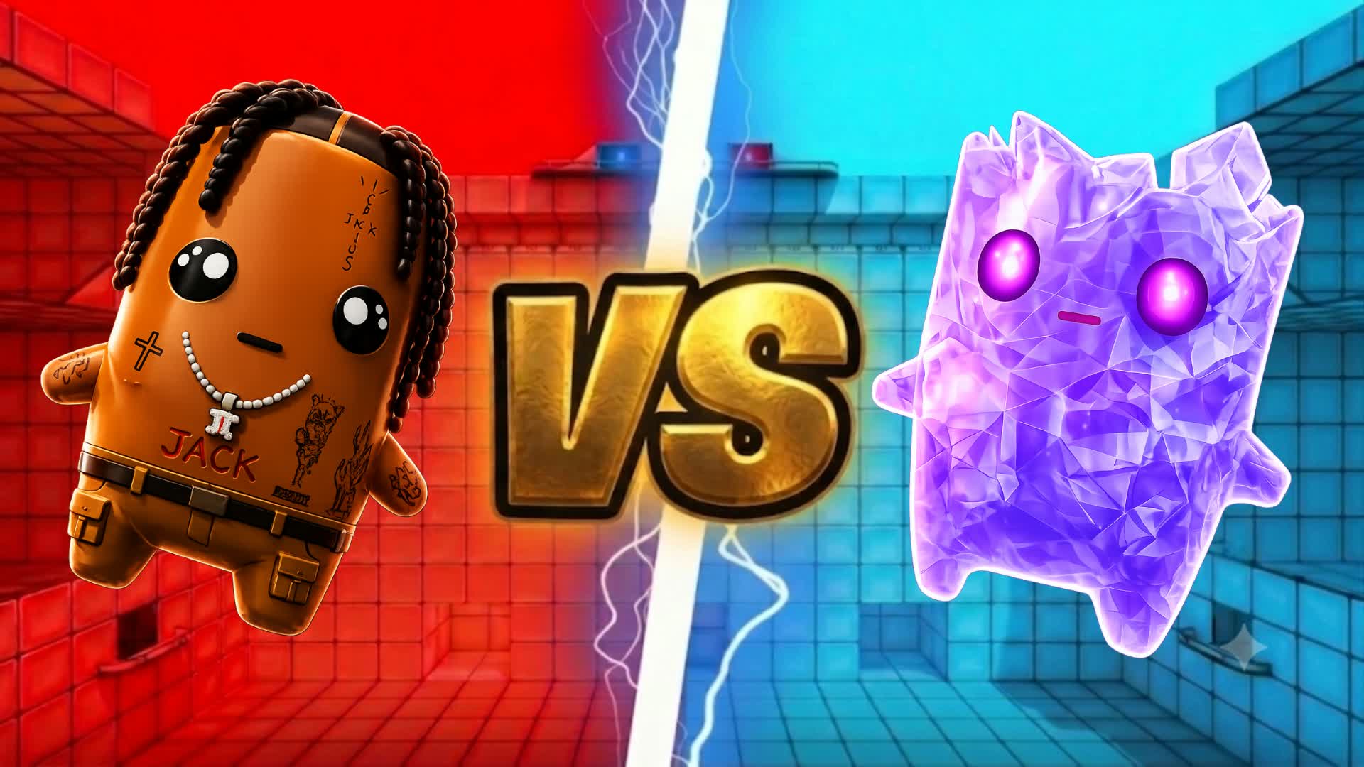 MEGA SUPER RVB ROUGE CONTRE BLEU