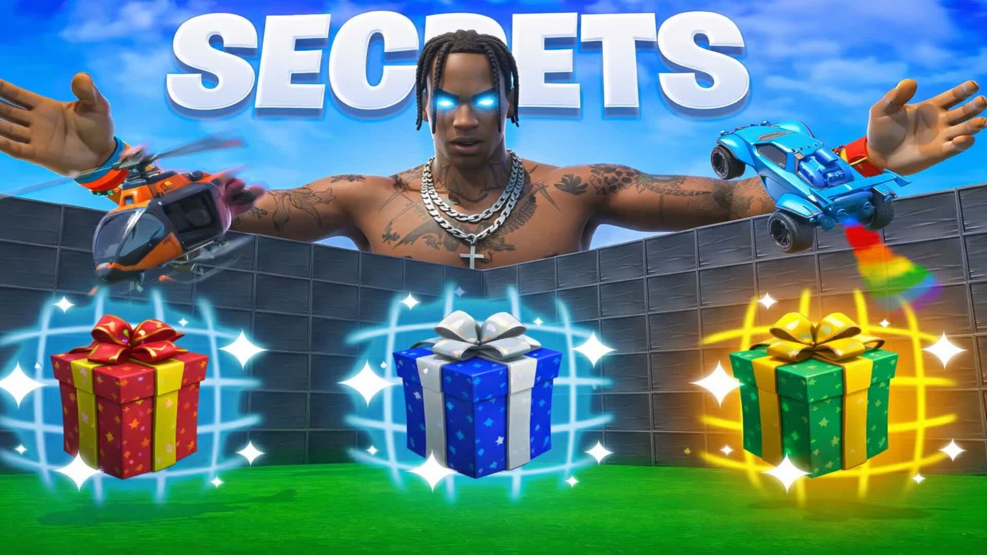 シークレット 1V1V1 - 全ての銃 & 新しい乗り物