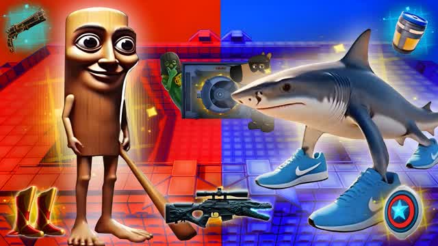 BRAINROT RED VS BLUE