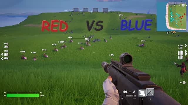 Red vs Blue Armies (FPS)