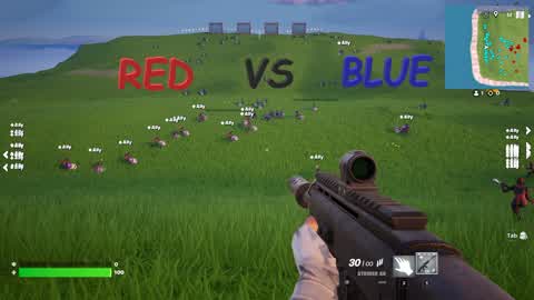 Red vs Blue Armies (FPS)