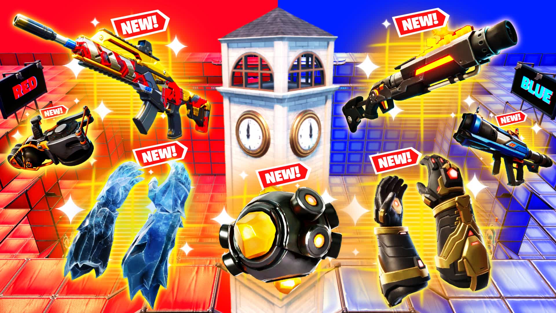 ティルテッド・タワー レッドvsブルー 🔴🔵