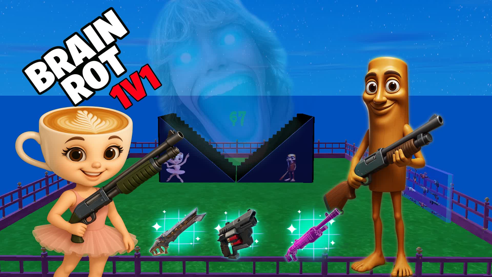 🧠 BRAINROT 1V1 🤯 MEME BUILDFIGHT 🤯