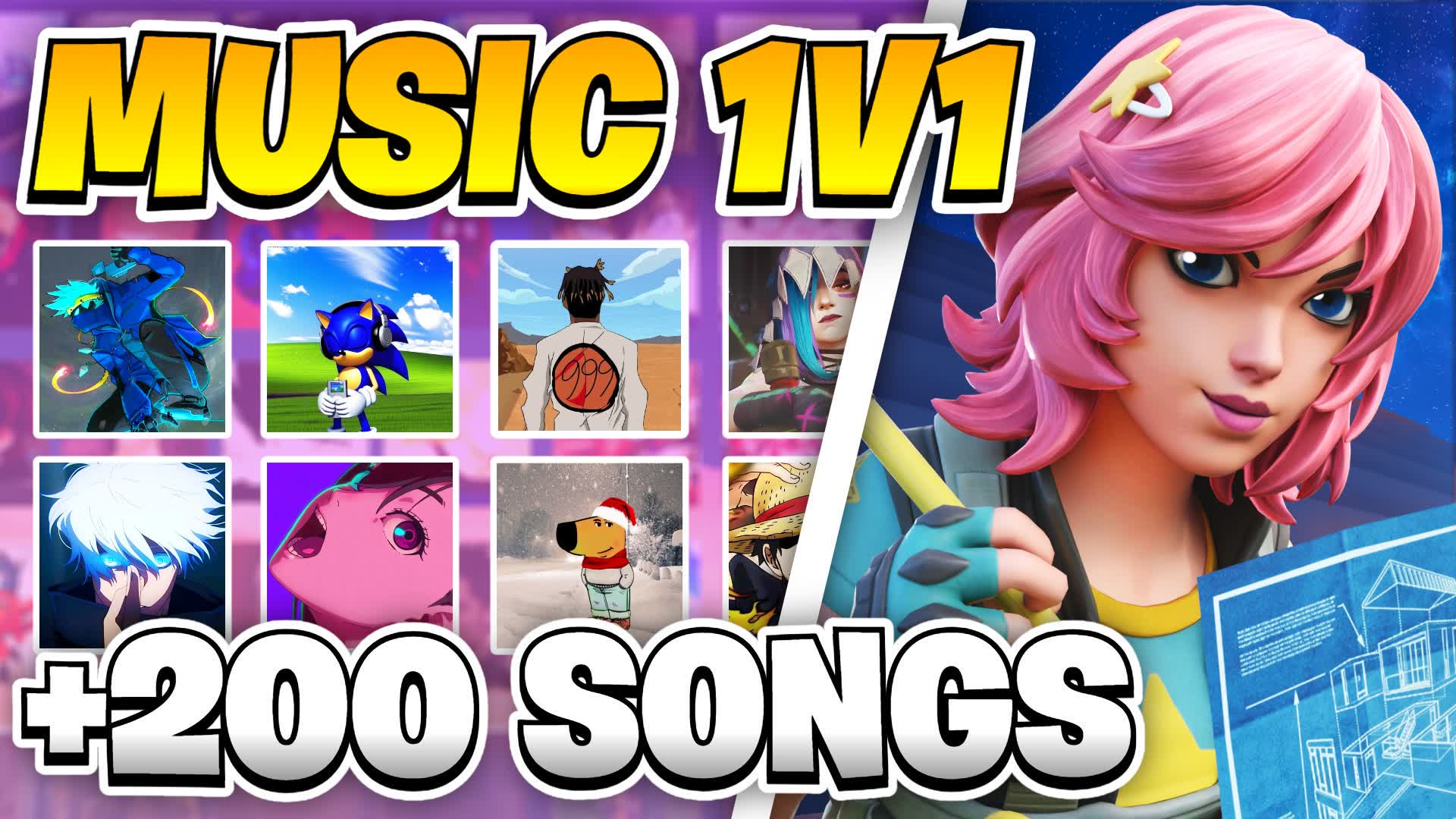🏆Best Music 1v1[200songs🎵] PARTY🎶