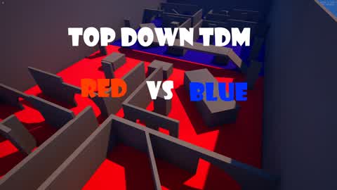 Top Down Red Vs Blue TDM [Twin Stick]