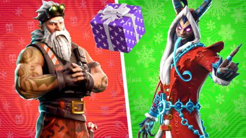 🎅SANTA RED VS 👹KRAMPUS BLUE🔴🔵