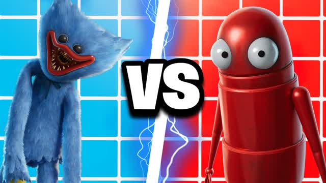 Semibot Vs Huggy Wuggy RED VS BLUE 🔴🔵