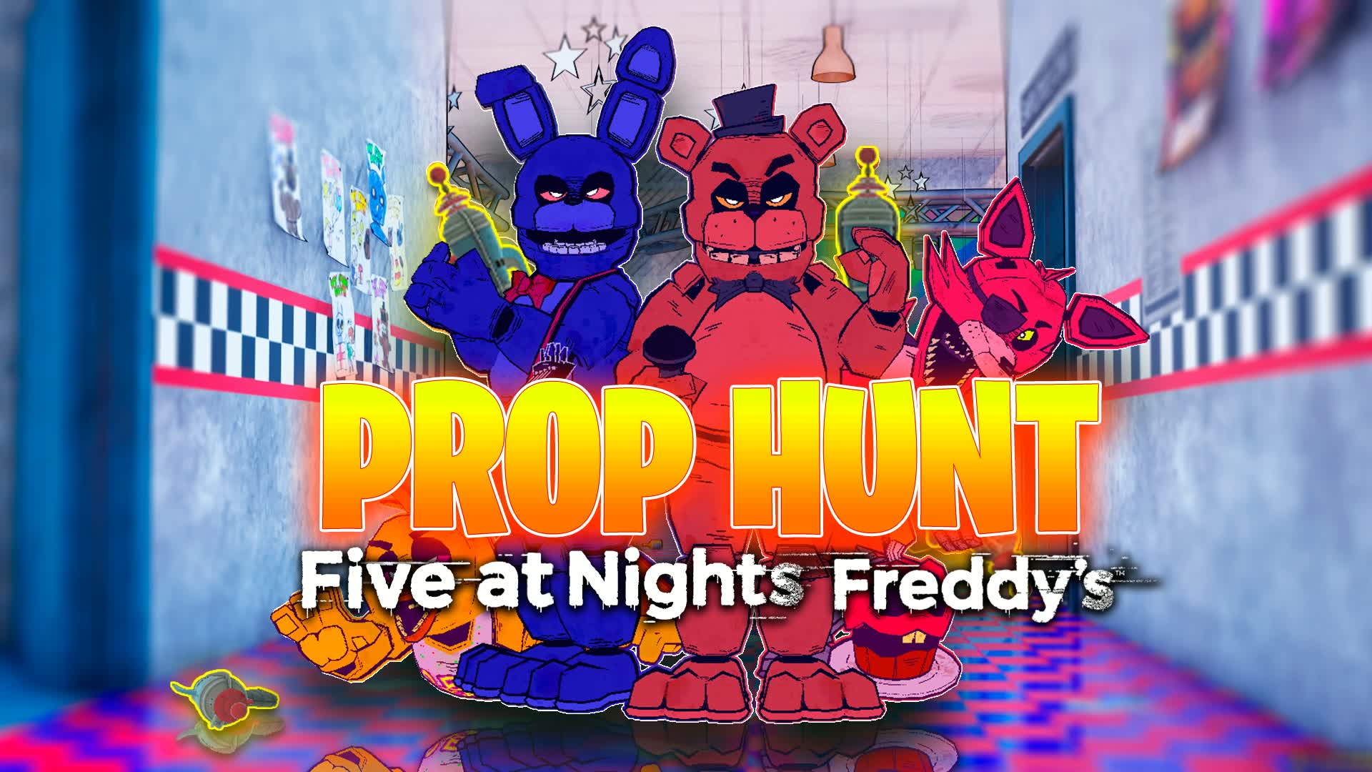PROP HUNT 🍕 FNAF PIZZERIA 👀