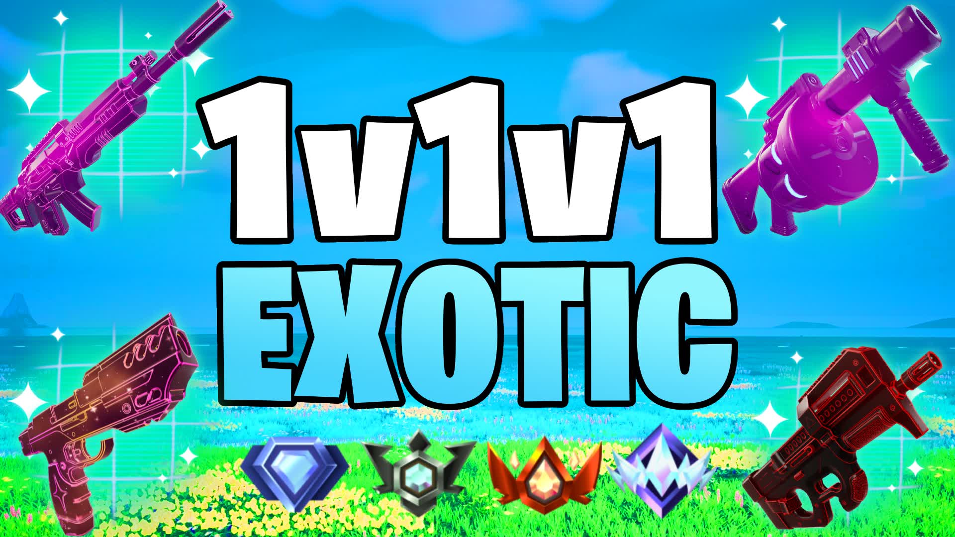 1v1v1 EXOTIC RELOAD RANKED 1v1 ALL GUNS