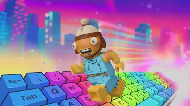 Brick Keyboard Tower ASMR