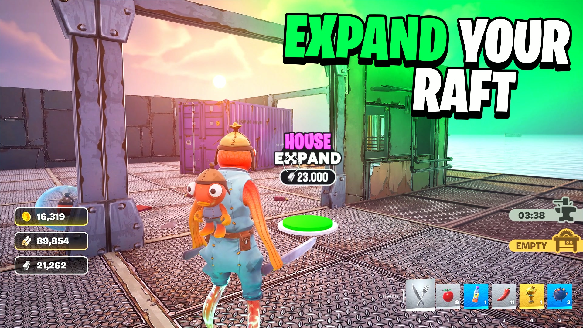 CONTAINER RAFT TYCOON [CO-OP] — screenshot 2