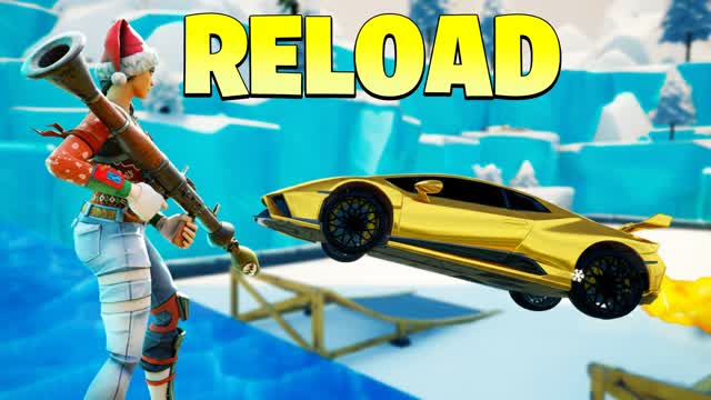 Crazy Winter Rockets VS Cars Reload