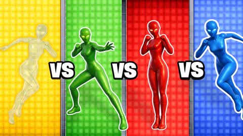 Red vs Blue vs Green Vs Yellow 1v1v1v1