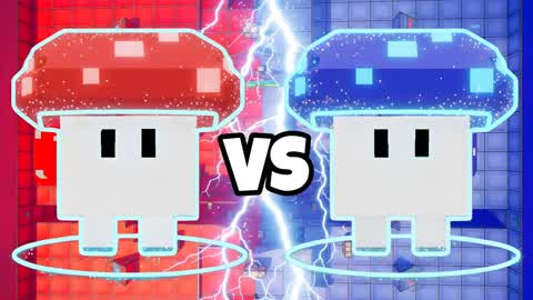 RED VS BLUE 🔴🔵 MUSHRUN🍄
