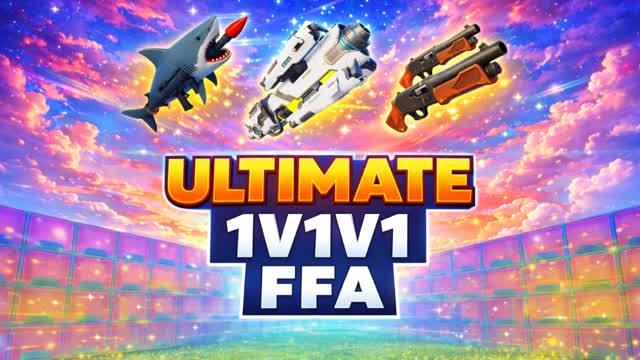 ULTIMATE 1V1V1 FFA ALL WEAPONS & RIDES