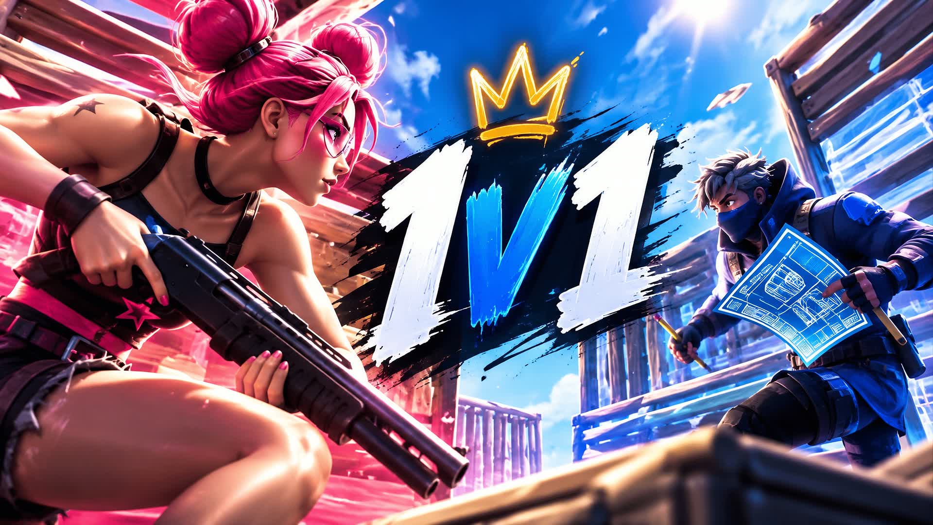1V1 BUILD FIGHT [VIZOR]