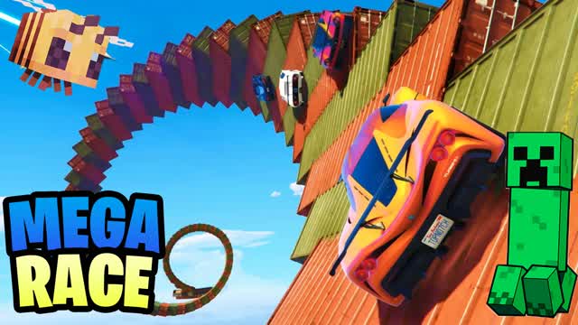 ⛏️MINECRAFT MEGA RACE🐝