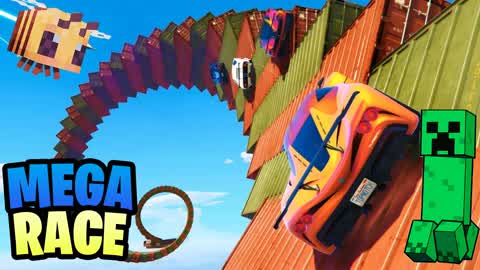 ⛏️MINECRAFT MEGA RACE🐝