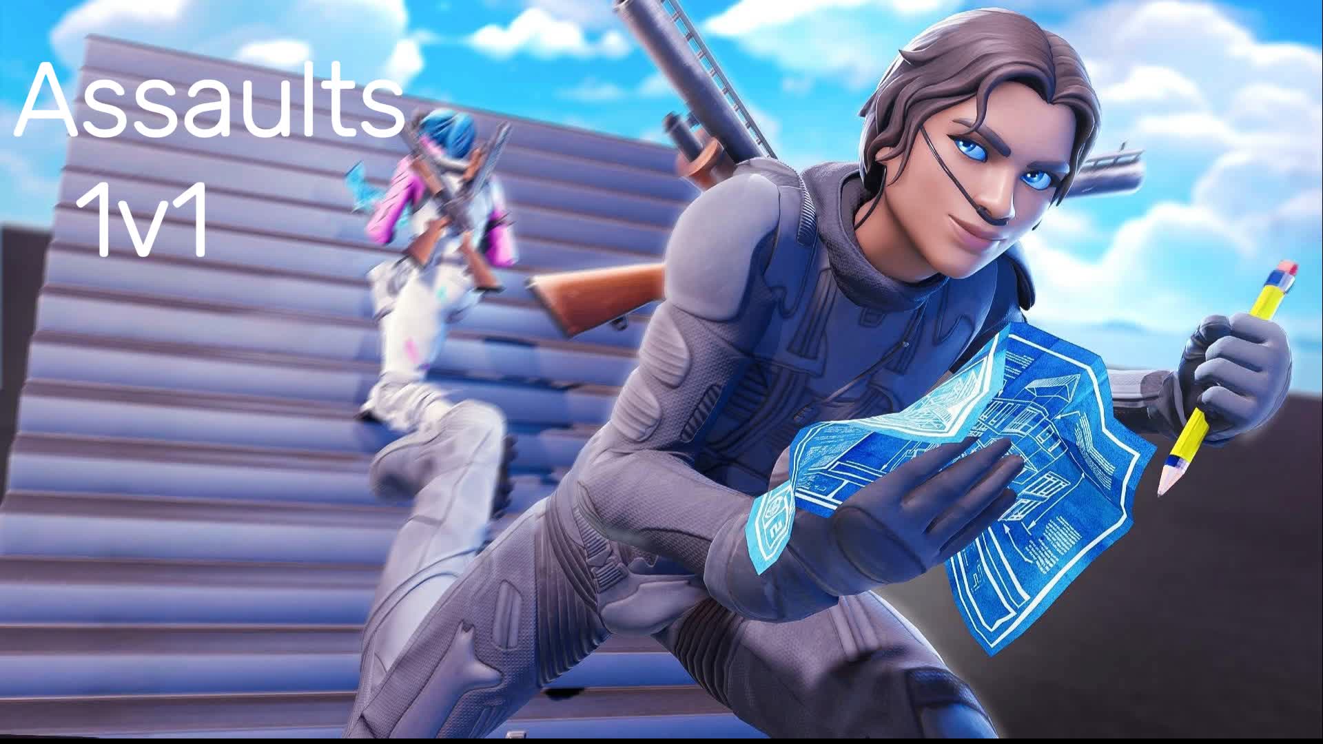Assault 1v1 build fight