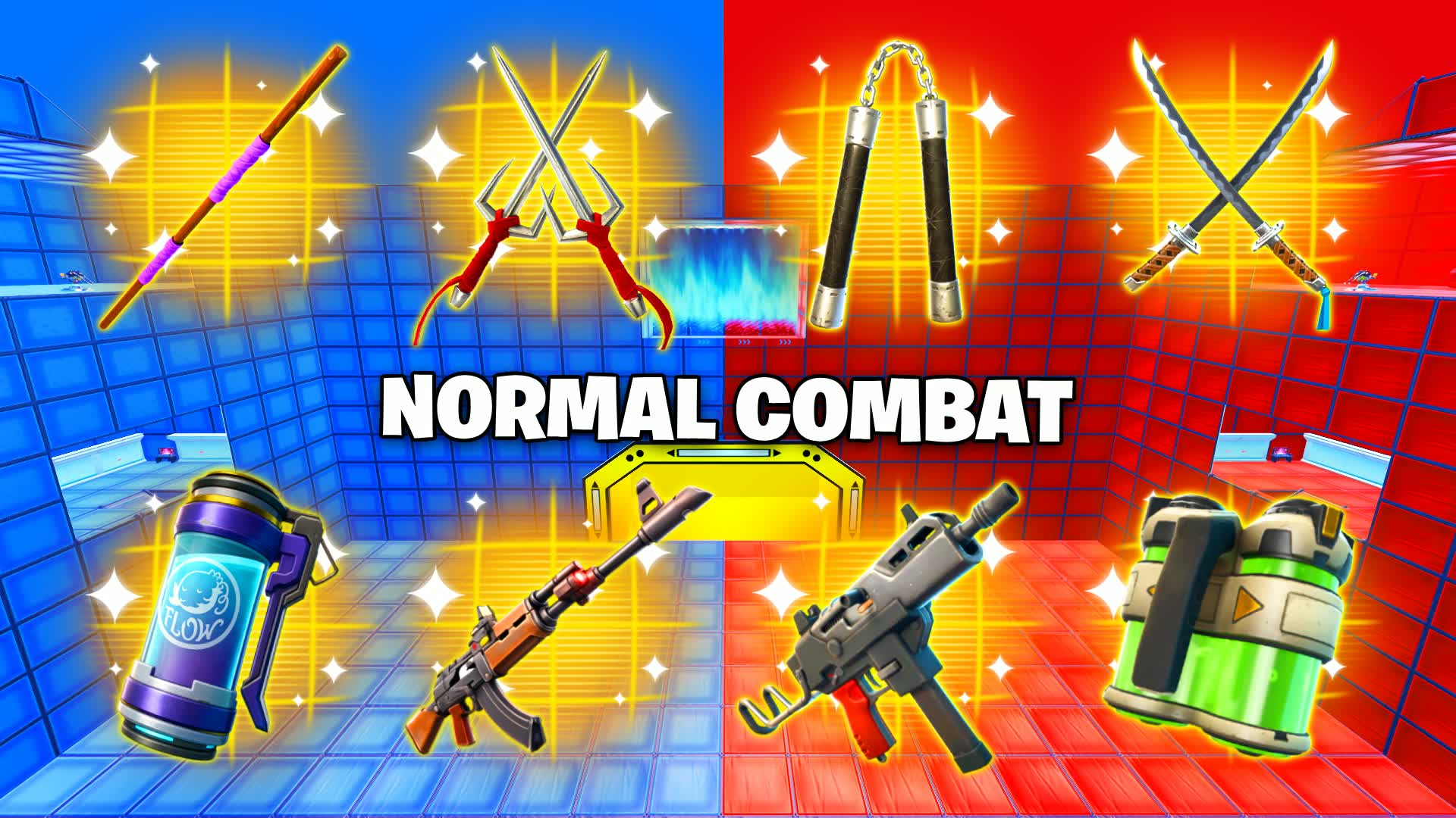 NORMAL COMBAT - TMNT - RED VS BLUE 🔴🔵