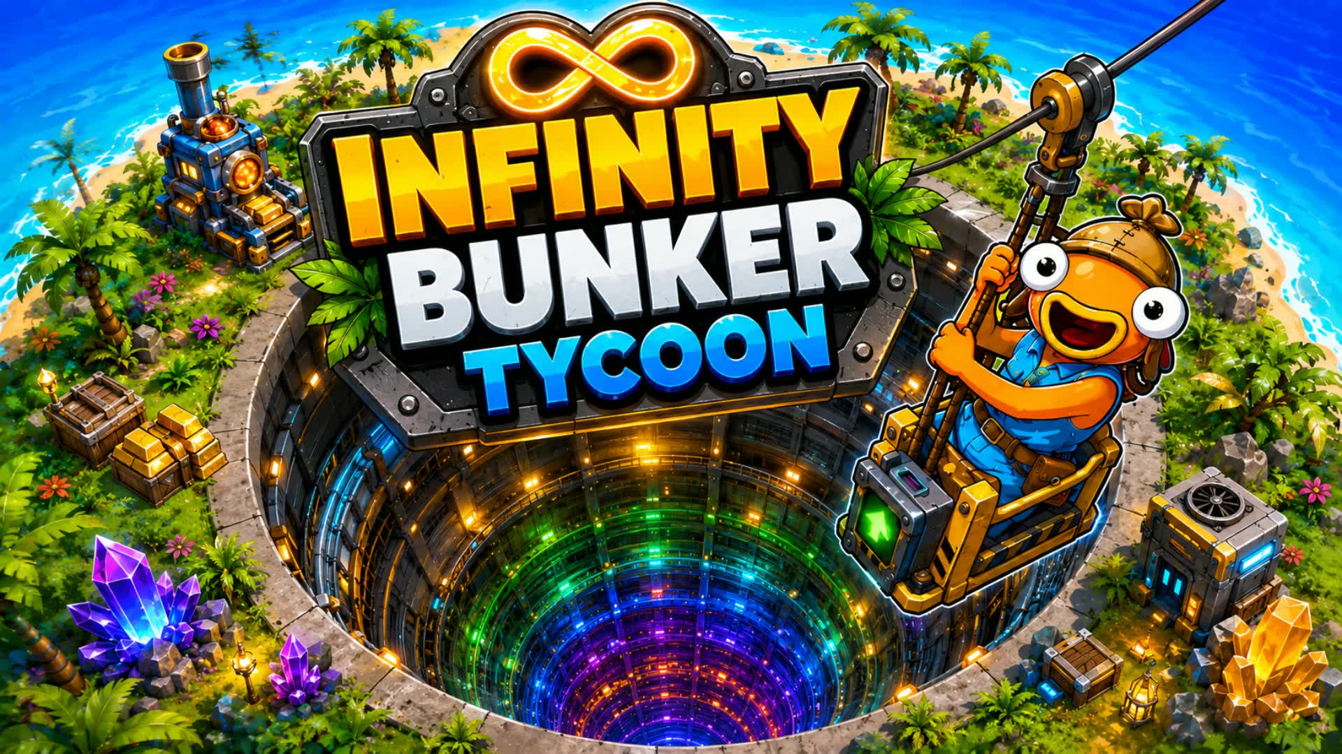 Infinity Bunker Tycoon — Fortnite Creative Insel