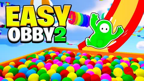 🌈👑VERY EASY OBBY PARKOUR🌈👑