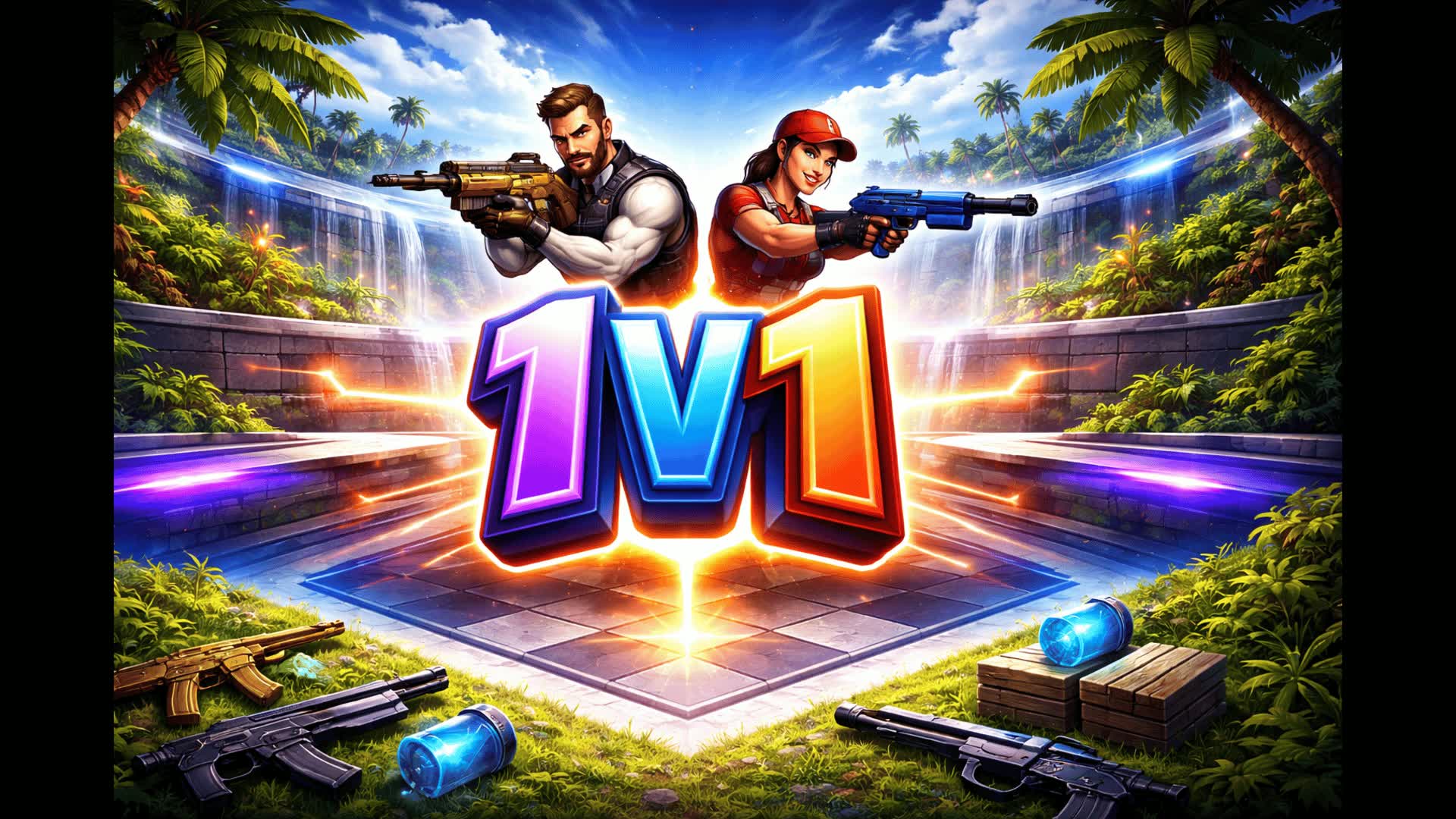 Cracked 1v1 Arena