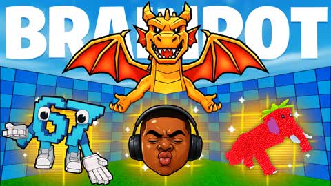 Brainrot 1v1 FFA - All Weapons & Rides