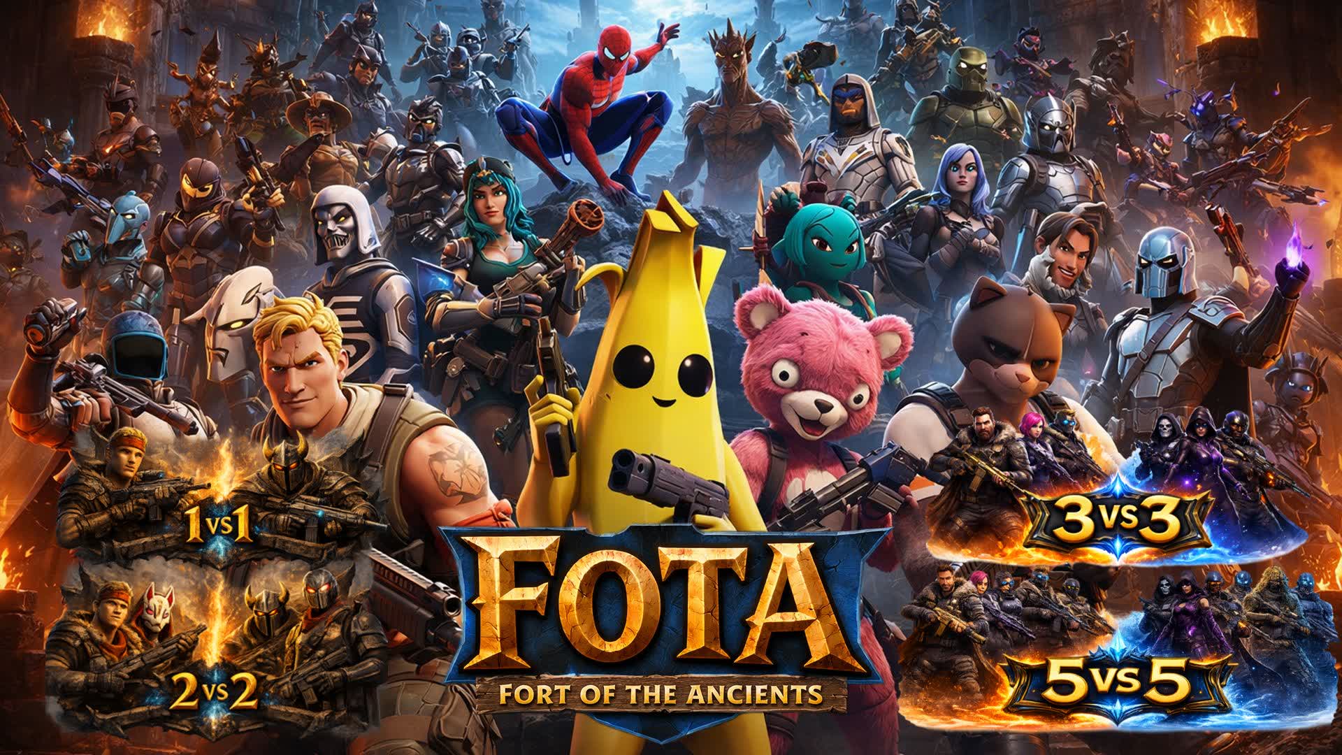 FOTA: Fort of the Ancients (2vs2) 6374-0542-7191 by draigongames - Fortnite